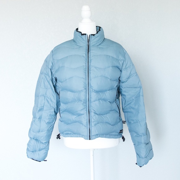 REI Jackets & Blazers - REI Blue Down Reversible Puffer Medium